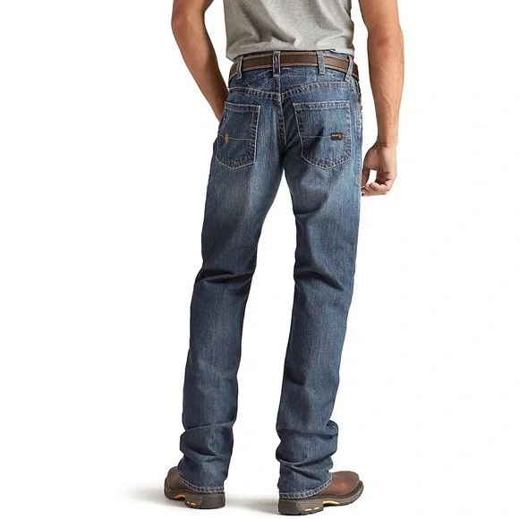 Ariat Men's M4 Work FR Low Rise Bootcut Jeans 30 x 3010 0484